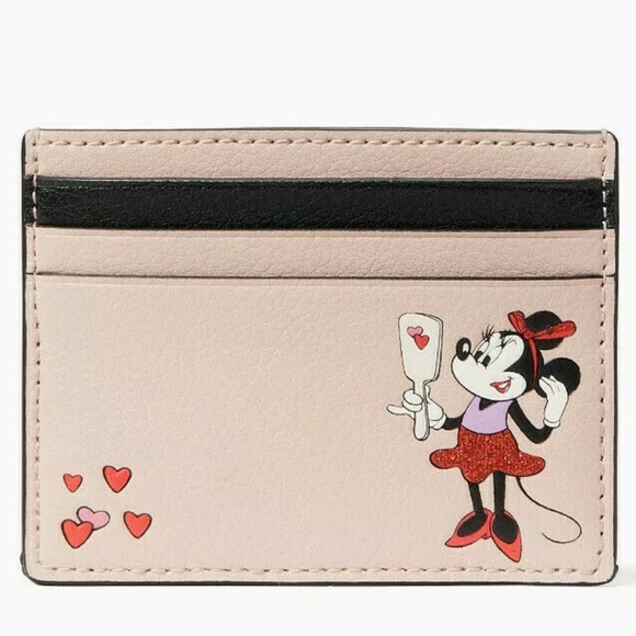 kate spade Handbags - Kate Spade x Disney / minnie mouse Leather card case holder NWOT